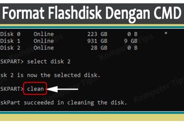 Cara Efektif Memformat Flashdisk dengan CMD di Windows